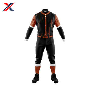 Uniforme de béisbol personalizado para adultos de alta calidad Diseño único Contraste de colores Cómodo Ropa deportiva de talla grande Transpirable Razonable - Product Image 2