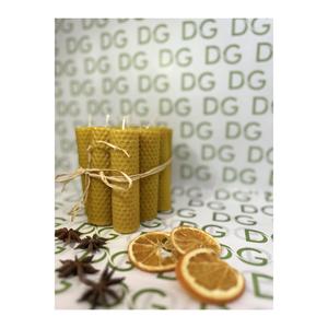 Ensemble de 12 mini-bougies en cire naturelle non parfumée de 10x3 cm, pour éclairage d'urgence et ambiance de table - Product Image 2