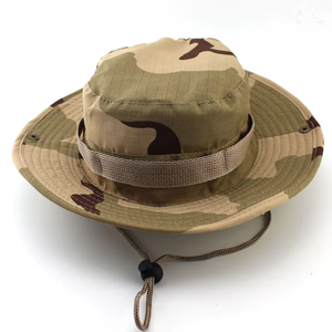 Sombrero de Pesca de Camuflaje Personalizado de Alta Calidad al por Mayor, Sombrero de Pescador con Malla, Sombreros de Safari - Product Image 5