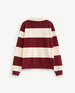 T-shirt décontracté pour homme en rayonne et coton tricoté, respirant, à manches longues, coupe ample, avec logo au dos, modèle Routine VN 10F25KNI009 - Product Image 5