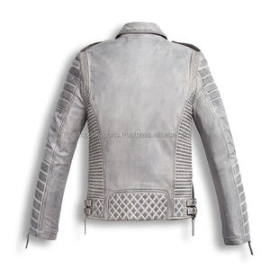 Chaqueta de Piel de Vacuno Negra Genuina, Nueva, Personalizada OEM 2026, para Hombre, 100% de Alta Calidad, Impermeable, con Cierre Frontal, Moda de Invierno, MOQ Bajo - Product Image 6