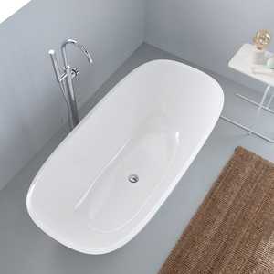 Baignoire autoportante rectangulaire sans trop-plein Rimini Premium Tubs Product - Product Image 3