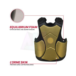 Protection Thoracique en Cuir Durable pour l'Entraînement – Conçue pour l'Absorption des Chocs, Respirante, Légère, Confortable et Mobile - Product Image 4