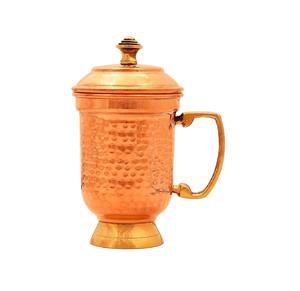 แก้วมัคทองแดงทนทานพร้อมก้นหนาและผนังหนาทำขึ้นเพื่อการใช้งานในงานปาร์ตี้หรืองานค็อกเทลที่บ้าน - Product Image 1