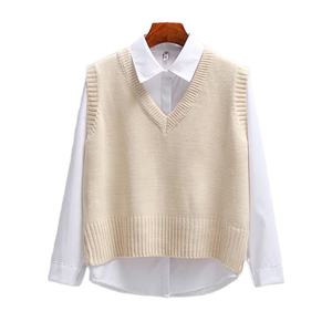 El último suéter de punto Aran clásico para mujer con cuello redondo transpirables y mangas raglán suéter de punto Vintage para mujer - Product Image 5