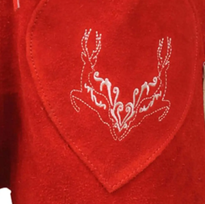 กางเกงหนังแท้สไตล์บาวาเรียนสำหรับผู้ชาย / กางเกงหนังกลับแท้สำหรับผู้ชาย - Product Image 5