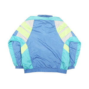 Mode Vintage coupe-vent rembourré extérieur Nylon veste hommes ample haut Patchwork bicolore veste pour hommes - Product Image 2