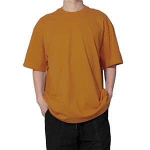 Grueso pesado 100% algodón 240gsm 11 colores hombres mujeres Unisex personalizar 240 Gsm camiseta informal en blanco para hombres - Product Image 1