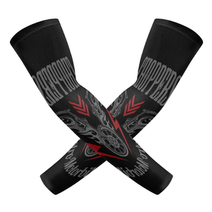 Manchons de bras de compression à conception et impression personnalisées à faible quantité minimale de commande Manchons de bras de compression légers de qualité supérieure avec trou pour le pouce - Product Image 2