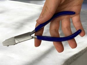 Alicates de mandíbula de nailon doble, alicates de resorte de 5 1/2 pulgadas, viene con repuestos de mandíbula de nailon de repuesto gratis, fabricación de joyas DIY - Product Image 2