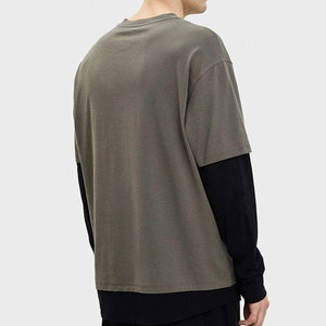 Camisa de doble capa personalizada para hombre Camisa de doble capa de la mejor calidad para hombre Camisa de doble capa de diseño más popular - Product Image 5