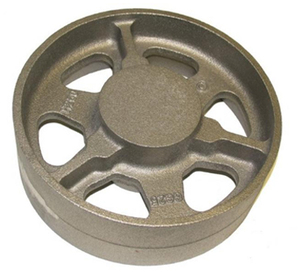 Volante de hierro fundido, rueda de radios sólidos - Product Image 2