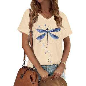 Latest Style <b>Winter</b> Warm Casual Wear Women Printed <b>T</b>-<b>Shirt</b> Quick Dry Comfortable Printed <b>T</b>-<b>Shirt</b> - Product Image 1