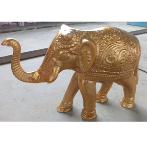 Meilleure qualité décoration de la maison statue d'éléphant en aluminium conception d'impression en relief finitions antiques sculpture d'éléphant pour la décoration - Product Image 4