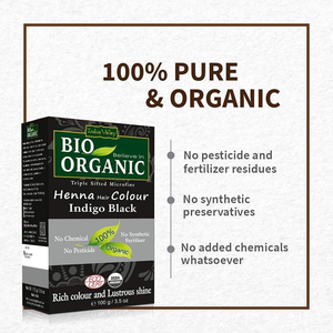 Tinte para el cabello Henna orgánico de hierbas BIO de triple tamizado de la mejor calidad semipermanente de fabricantes de la India - Product Image 6