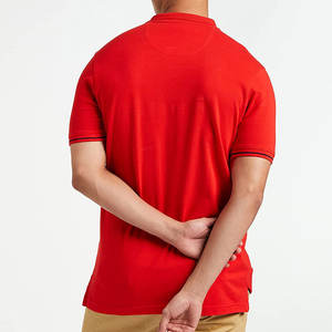 Polos cómodos para hombre directos de fábrica más suaves recién llegados/polos informales de algodón 100% de tela personalizada para hombre a la venta - Product Image 6