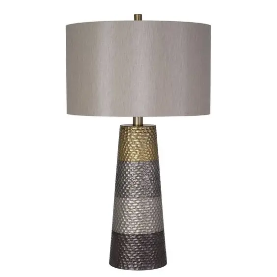 Hard Metal Lamp Farmhouse Tableware Decorating Item Natural Materials Brass Multicolor Metal Table Lamp