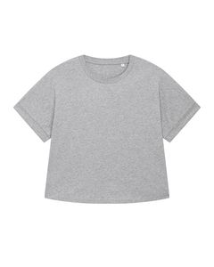 High Quality 180gs 95% Cotton Casual Knitted Crop Top T-Shirt Breathable Plus Size Plain Blank O-Neck for <b>Women</b> - Product Image 1