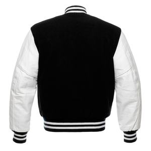 Fabricant de vestes de baseball varsity en cuir brodé avec manches personnalisées, veste de haute qualité pour hommes en chenille - Product Image 2
