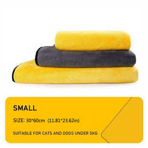 Toalla Ultra Suave de Microfibra de Secado Rápido para Mascotas, 1 Pieza, Toalla Absorbente para Bañar Perros y Gatos, Regalo de Navidad y Año Nuevo, Hecha de Poliéster - Product Image 5