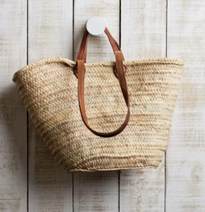 ตะกร้าฝรั่งเศสสำหรับตลาดของเกษตรกรตะกร้าช็อปปิ้งกระเป๋าชายหาดถักโครเชต์มาคราเม่ส่งตรงจากผู้จำหน่ายอินเดีย - Product Image 2