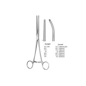 Pinzas Manuales de Acero Inoxidable Rochester Ochsner de 20 cm Curvas con 1x2 Dientes, Juego de Instrumentos - Product Image 6