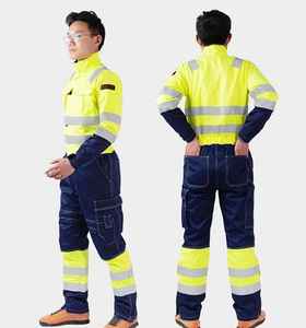 สารหน่วงไฟเสื้อแจ็คเก็ตสำหรับทำงานที่คลุมถนนกันน้ำได้ทำจากวัสดุผ้าฝ้าย - Product Image 4