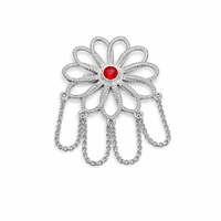 Épingle à hijab de luxe plaquée or de qualité supérieure, taille moyenne, tendance et classique, épingle en tissu, épingle de mariage et de mariée africaine et arabe