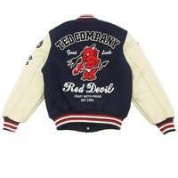Blouson Bomber Letterman pour Homme, Hiver, Col Montant, Tissu Laine/Cuir, Design OEM Personnalisé, Violet, Haute Qualité