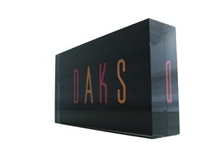 Hoja de acrílico de exhibición de bloque de color sólido de estilo moderno personalizado, artesanía de arte ecológica, decoración de merchandising visual al por menor - Product Image 4