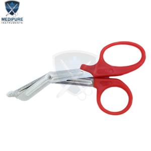 Ciseaux à pansement utilitaires en acier inoxydable de qualité supérieure pour les procédures chirurgicales d'urgence Instruments chirurgicaux - Product Image 5