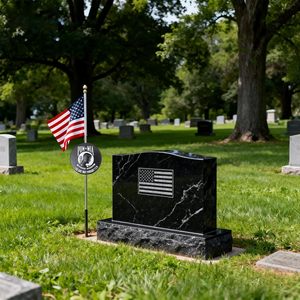 Trofeos, Medallas y Placas de Aluminio, Kit Conmemorativo de Prisioneros de Guerra y Desaparecidos en Combate (POW MIA) Incluido Placa Conmemorativa con la Bandera de EE. UU. y el Logotipo de Veteranos de 12x18 Pulgadas, Regalos para el Día de los Caídos - Product Image 4