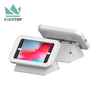 LST09-P ekran paylaşımı Flip üçgen taban sayacı Anti hırsızlık Tablet Kiosk Tablet ekran standı için iPad Mini hava Pro 10 "inç