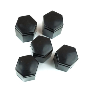 BSP630 Juego de 5 Tapas de Tuerca para Pernos de Rueda, Plástico Negro, 23 mm, para Adam, Astra G, H, Corsa C, D, E, Meriva A, B, Signum, Vectra C, Zaf - Product Image 1