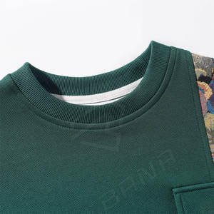 Vente directe d'usine-Hommes nouveau Style pull chaud sweat mode décontractée pour automne hiver vêtements de plein air pull à motif solide - Product Image 4