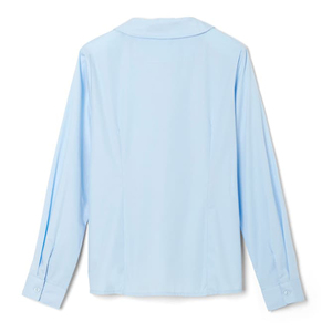 เสื้อโพลีเอสเตอร์/ คอตตอนแขนยาวปีเตอร์แพนคอปกผ้าโพลีเอสเตอร์/ คอตตอนสำหรับทารกเด็กวัยหัดเดินเด็กผู้หญิงเครื่องแบบนักเรียนออกแบบโลโก้ได้ตามต้องการ - Product Image 2