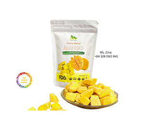 Mangue lyophilisée naturelle lyophilisée lyophilisée tranche de mangue séchée de haute qualité meilleur prix du fournisseur du Vietnam - Product Image 5