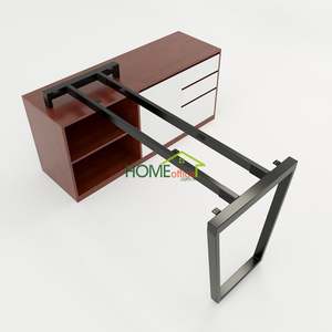 HBTC021 Escritorio Ejecutivo Contemporáneo Trapeze Concept 140x140 con Acabado en Melamina Sólida, Requiere Ensamblaje, para Muebles de Oficina y Dormitorio - Product Image 3