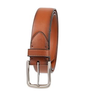 เข็มขัดหนังวัวสำหรับผู้ชายมีสไตล์แบบใหม่เข็มขัดหนังแท้พร้อมหัวเข็มขัดอัลลอยแบบทางการ OEM ปรับแต่งโลโก้ได้ - Product Image 1
