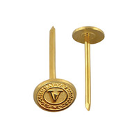 Cadeau souvenir de cheval promotionnel logo personnalisé longues épingles tête de selle en métal clou