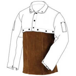 Chaqueta de soldadura de cuero para hombres y mujeres Abrigo de cuero de vaca con patrón de camuflaje Ropa DE SEGURIDAD DE PRIMAVERA Color personalizado - Product Image 2