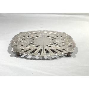 Famous Silver <b>Stainless</b> <b>Steel</b> Metal <b>Trivet</b> Latest Design for Dinner Tableware Kitchenware Metal <b>Trivet</b> - Product Image 5