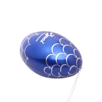 Boîte en métal de luxe en forme d'œuf avec cintre, logo personnalisé et impression couleur intégrale, boîte cadeau