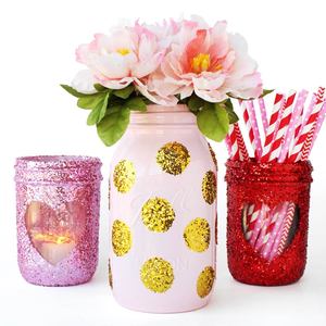 Bocaux en verre écologiques de style vintage pour bocaux Mason, avec motif de fruits, pour le stockage de condiments en restaurant, forme cylindrique - Product Image 3