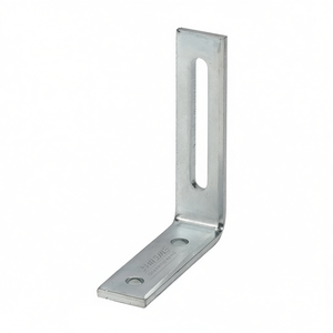 VORMANN Blue Zinc-Plated Steel Adjustable Bracket 80 X 65 mm Length 20 mm Width 4 mm Thickness Storage Holders <b>Racks</b> Pack Size - Product Image 3