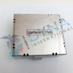 Kit de removedor de implantes dentales de 18 piezas, extracción de hueso de trefina larga, llave de 4mm, fuente de alimentación Manual, madera de resina plástica de acero reutilizable - Product Image 3