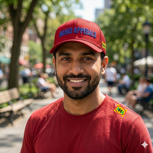 Casquette de baseball unisexe en velours 100 % coton de haute qualité avec logo brodé, ODM/OEM, bicolore, 5 panneaux, couronne élégante, visière micro-courbée - Product Image 1