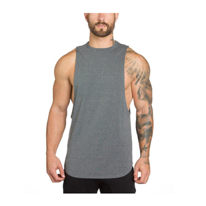 2024 Gym Men Tank Tops Shirt Gym <b>Stringer</b> Tank Top Fitness Clothing Cotton Sleeveless <b>Vest</b> Man Plain New tank Top - Product Image 1