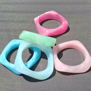 Bracelets et joncs en résine pour femmes, nouvelle collection, bijoux de style ange pour les fêtes et les mariages, haute qualité - Product Image 1