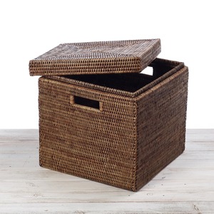<b>Rattan</b> <b>Lidded</b> Square Storage <b>Box</b> Handmade Storage <b>Box</b> Eco-Friendly Natural Home and Home Decor Wholesale from Vietnam - Product Image 5
